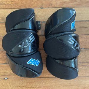 STX K18 Lacrosse elbow Pads, Black, Used